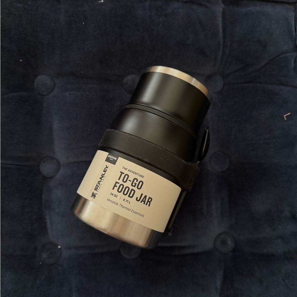 Stanley Black and Silver To-Go Food Jar